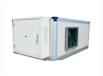 Air-cooled series-unit machine